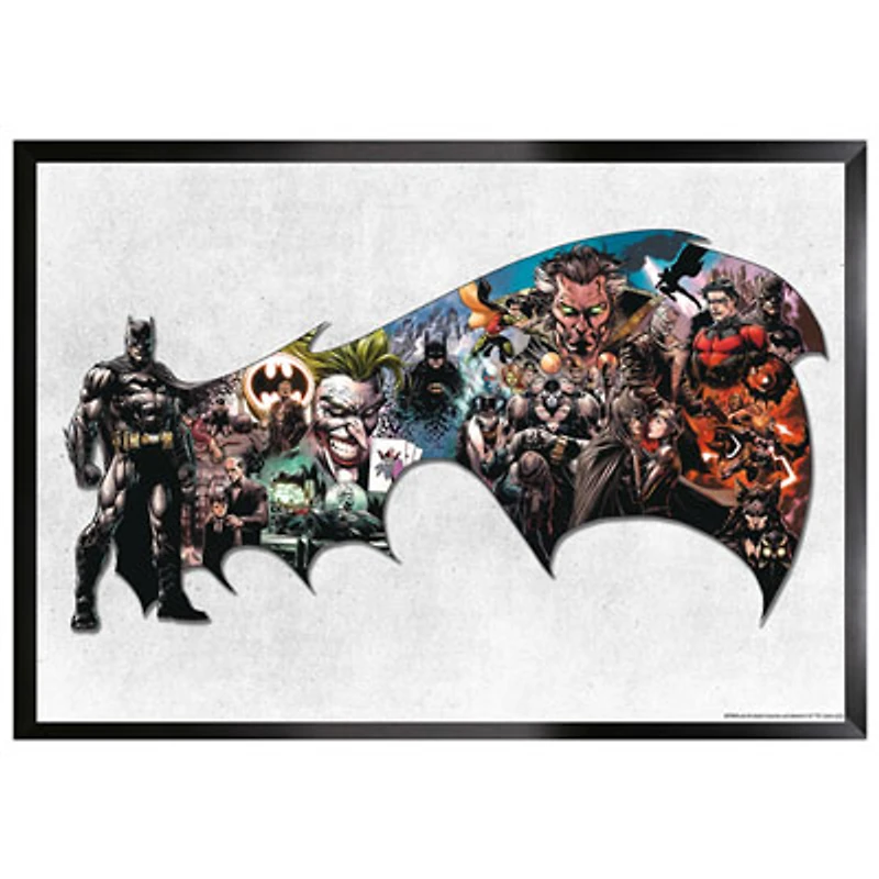 Frameworth Batman Cape Framed Collage (34x26")