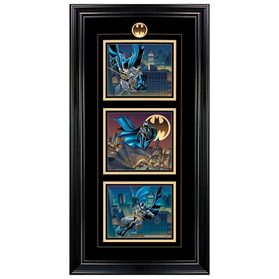 Frameworth Batman Triple Action Framed Print (19x37")