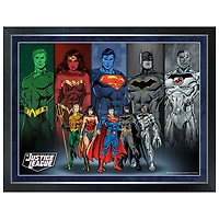 Frameworth Justice League Super Hero Framed Collage (34x26")