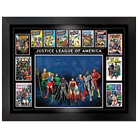 Frameworth Justice League of America Comic Framed Collage (34x26")