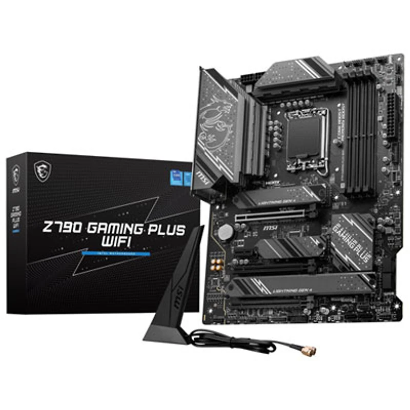 MSI Z790 GAMING PLUS WiFi 6E ATX LGA 1700 DDR5 Motherboard for 12th/13th/14th Gen Intel CPUs