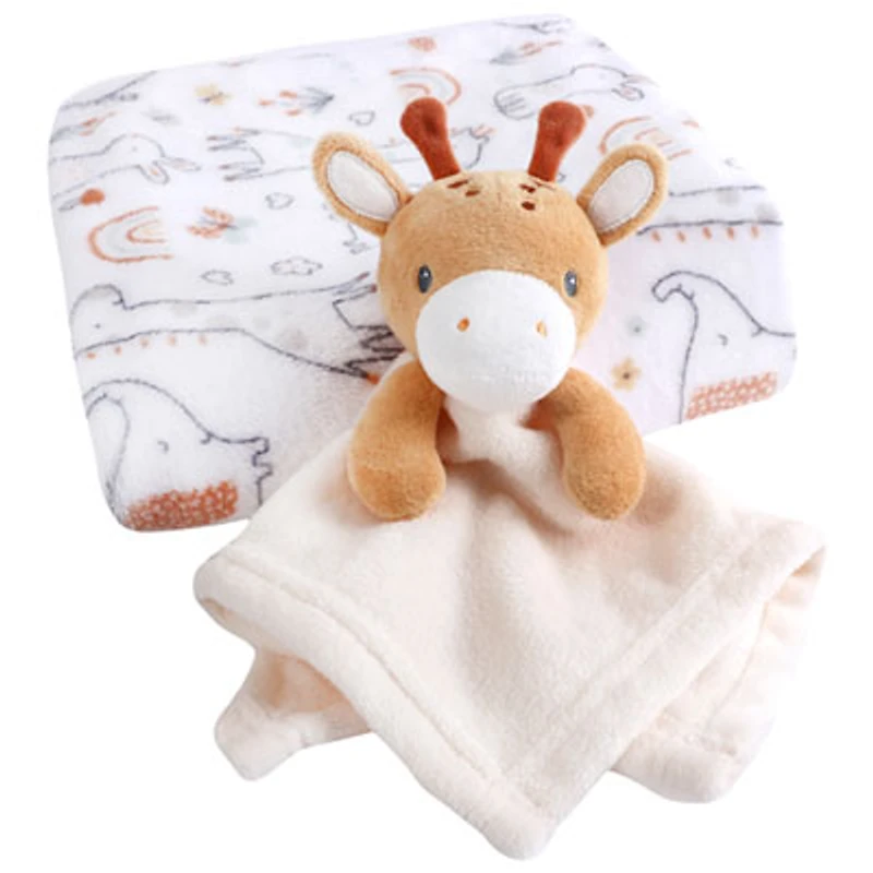 Nemcor 2-Piece Blanket & Buddy - Giraffe