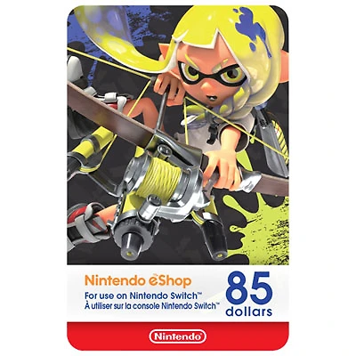 Nintendo eShop $85 Gift Card - Digital Download