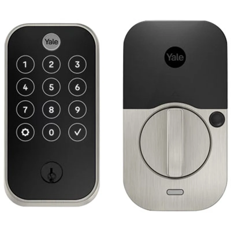 Yale Assure Lock 2 Key Touchscreen Wi-Fi Smart Lock with Biometric Keypad - Nickel