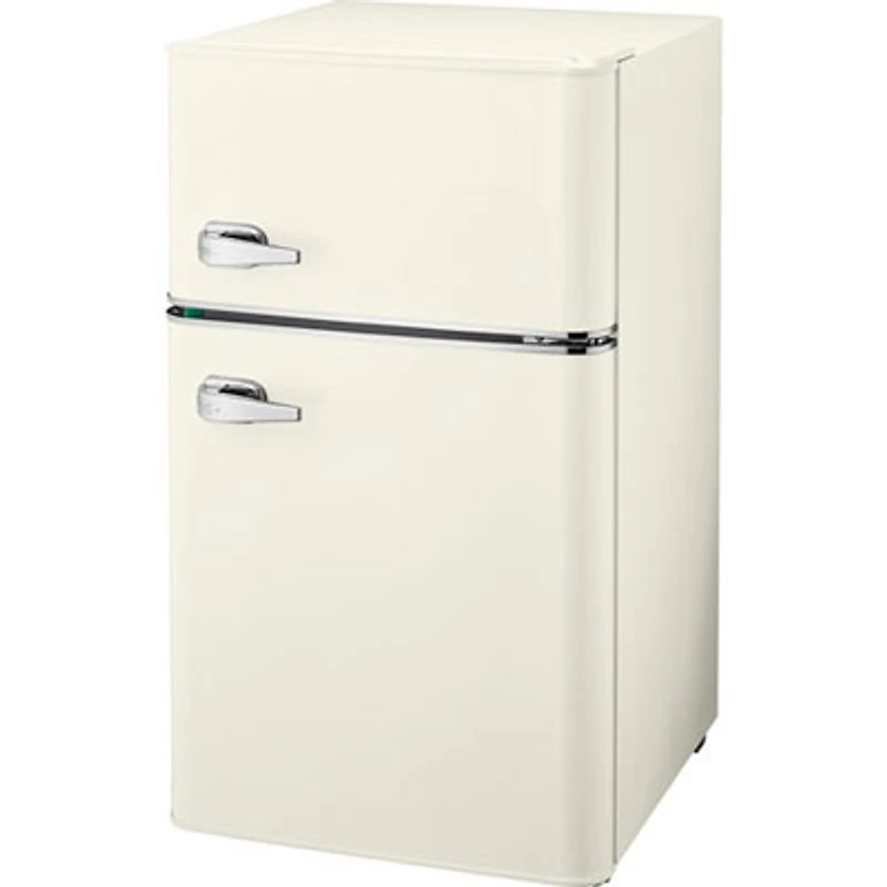 Open Box - Insignia 3.1 Cu. Ft. Freestanding Bar Fridge (NS-CFR32C1) - Cream - Perfect Condition