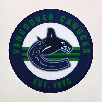 NHL Bath Robe - White - Vancouver Canucks