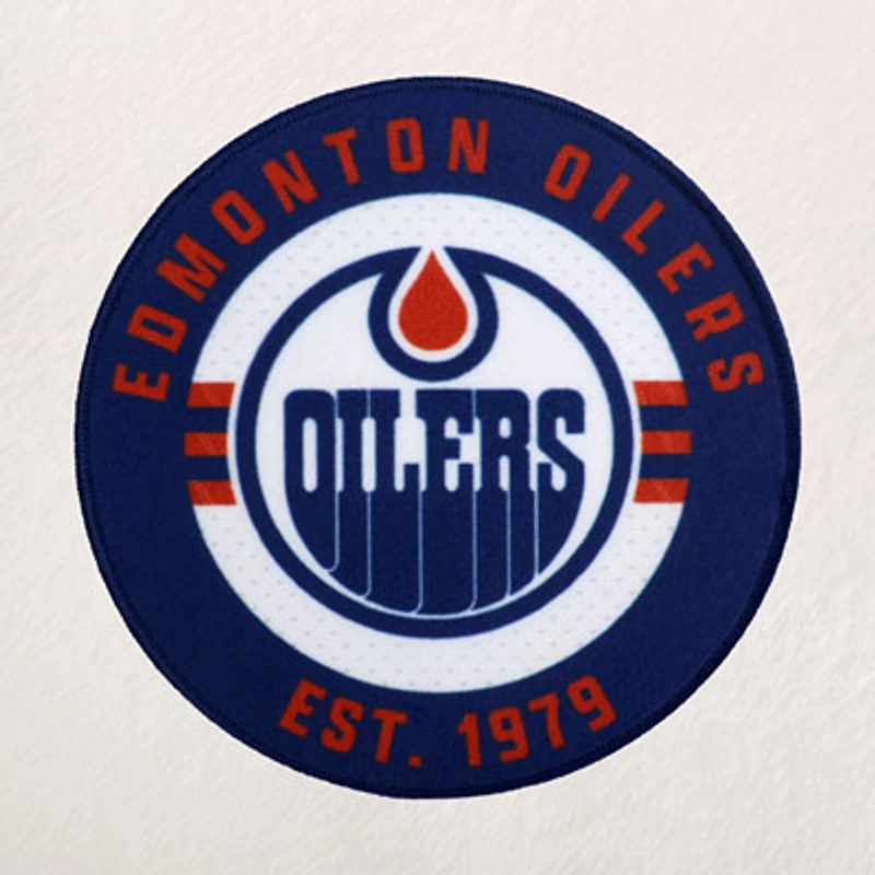 NHL Bath Robe - White - Edmonton Oilers