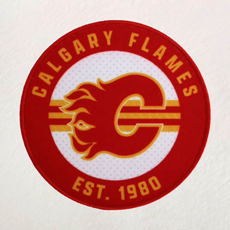 NHL Bath Robe - White - Calgary Flames
