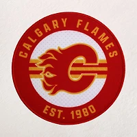 NHL Bath Robe - White - Calgary Flames