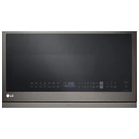 Open Box - LG Over-The-Range Microwave 2.1 Cu. Ft. - PrintProof Black Stainless Steel - Scratch & Dent