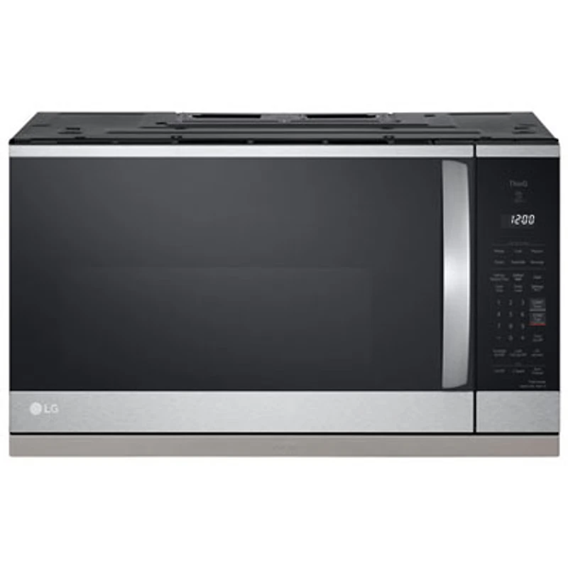 Open Box - LG Over-The-Range Microwave 2.1 Cu. Ft. - PrintProof Stainless Steel - Scratch & Dent