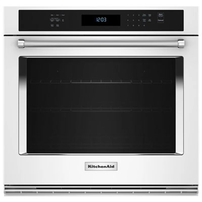 Kitchenaid 30" 5 Cu. Ft. True Convection Electric Wall Oven (KOES530PWH) - White