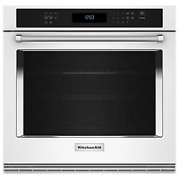 Kitchenaid 30" 5 Cu. Ft. True Convection Electric Wall Oven (KOES530PWH) - White