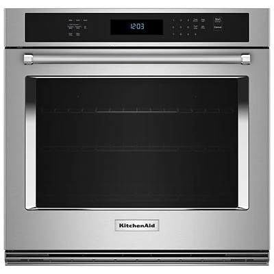 KitchenAid 30" 5 Cu. Ft. True Convection Electric Wall Oven (KOES530PPS) - PrintShield Stainless