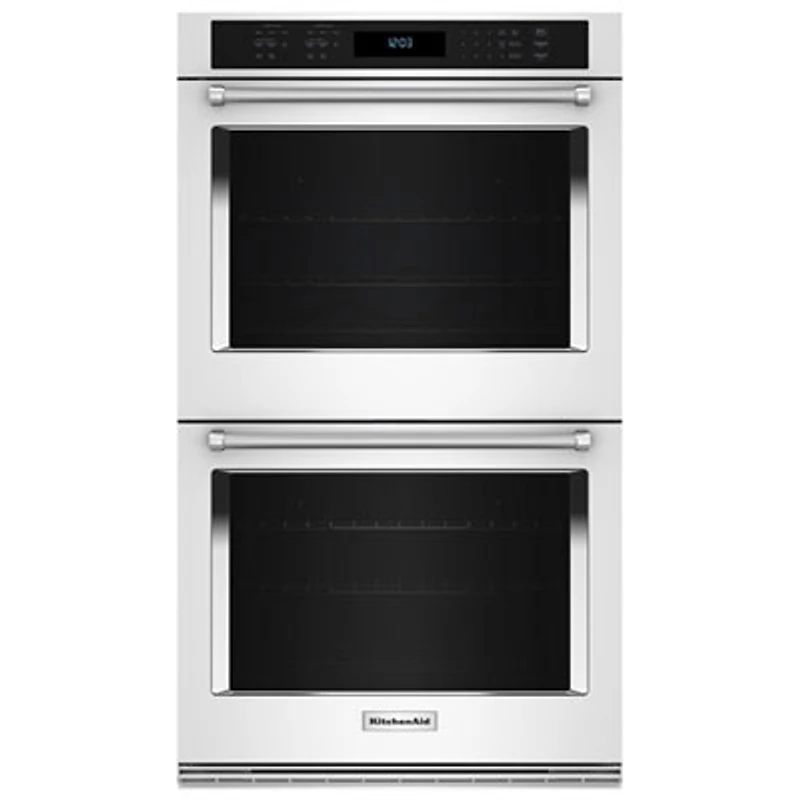 Kitchenaid 27" 10 Cu. Ft. Double True Convection Electric Wall Oven (KOED530PWH) - White