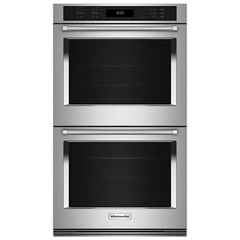Kitchenaid 27" 8.6 Cu. Ft. Double True Convection Electric Wall Oven (KOED527PSS) - Stainless Steel