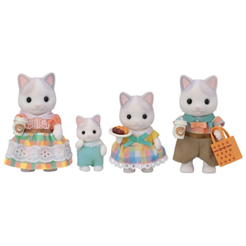 Calico Critters Latte Cat Family Playset