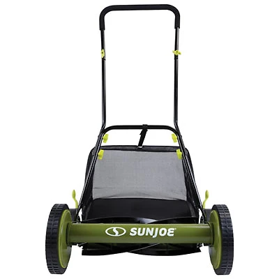 Sun Joe 18" Manual Reel Mower with Grass Catcher