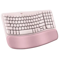 Logitech Wave Keys Wireless Ergonomic Keyboard - Rose