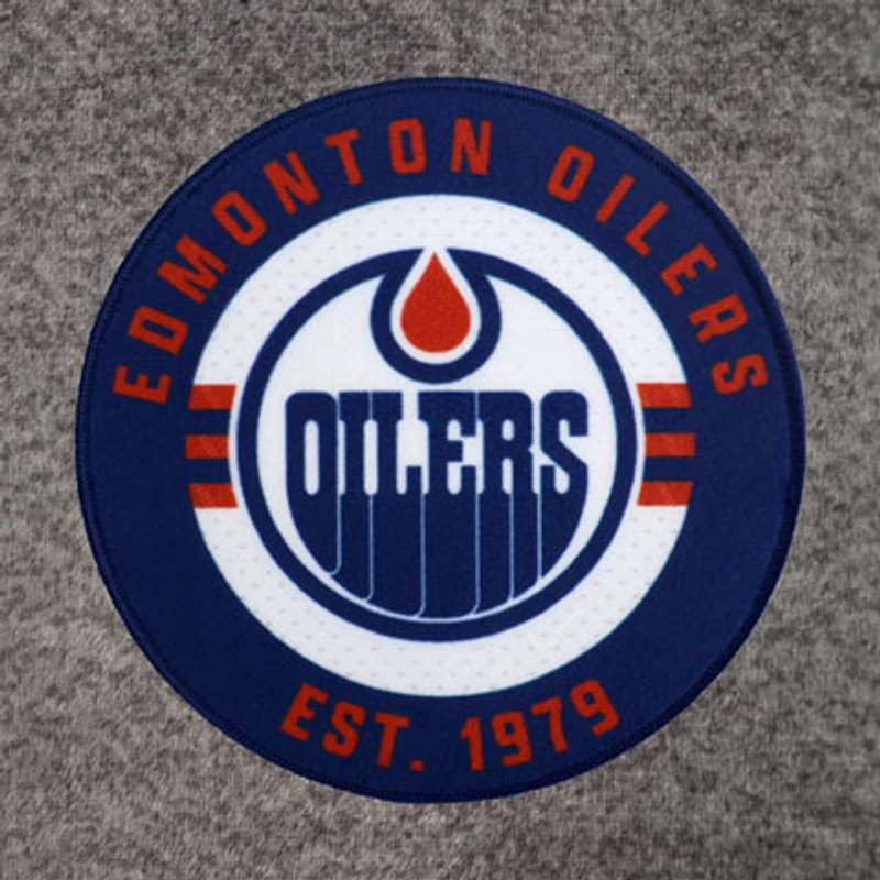NHL Throw Blanket - Grey - Edmonton Oilers