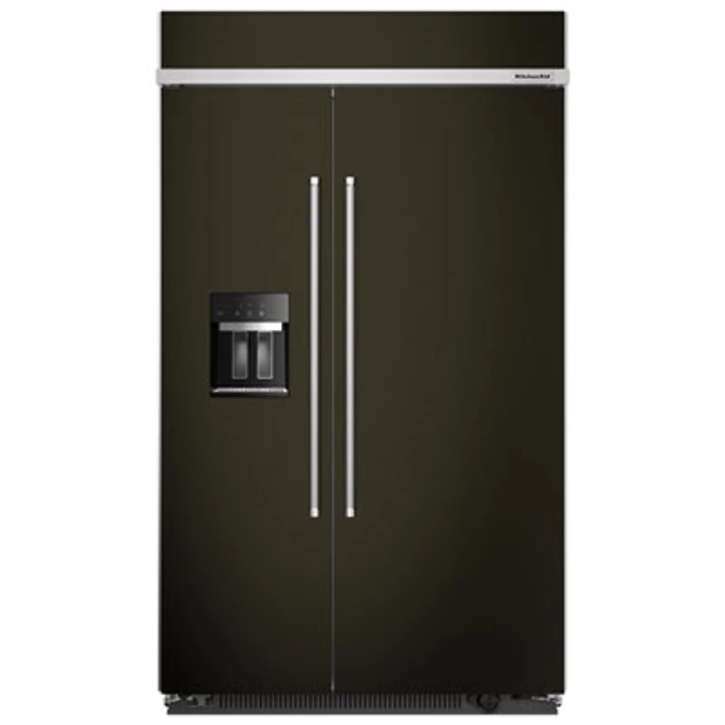 Kitchenaid 48" 29.4 Cu. Ft. Side-By-Side Refrigerator with Water & Ice Dispenser (KBSD708MBS) - Stainless Steel