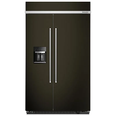 Kitchenaid 48" 29.4 Cu. Ft. Side-By-Side Refrigerator with Water & Ice Dispenser (KBSD708MBS) - Stainless Steel