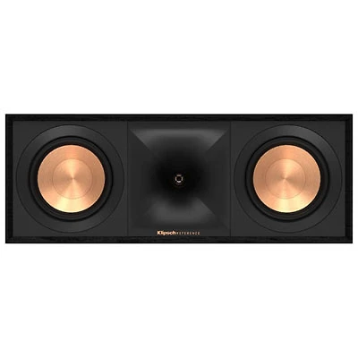 Open Box - Klipsch Dual R50C 400-Watt 2-Way Center Channel Speaker - Black