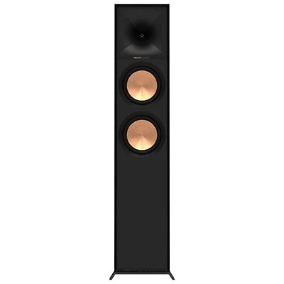 Open Box - Klipsch Dual R600F 400-Watt 2-Way Tower Speaker - Single - Black