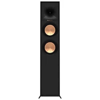 Open Box - Klipsch Dual R600F 400-Watt 2-Way Tower Speaker - Single - Black