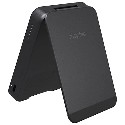 Mophie Snap+ Qi2 5000 mAh Power Bank with Stand - Black