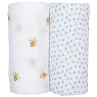 Lulujo Muslin Swaddles - 2 Pack
