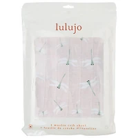 Lulujo Boho Fitted Sheet - Crib - Dragonfly