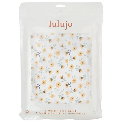 Lulujo Boho Fitted Sheet - Crib - Vintage Floral