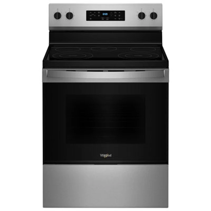 Whirlpool 3 Series 30" 5.3 Cu. Ft. Steam-Clean 5-Elements Freestanding Electric Range (YWFES3330RZ) - SS