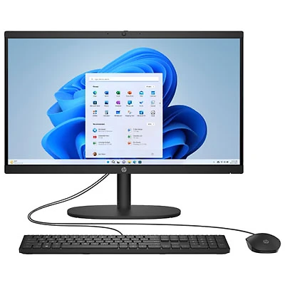 HP 22" All-in-One PC (Intel N200/128GB SSD/8GB RAM/Windows 11) - Only at Best Buy