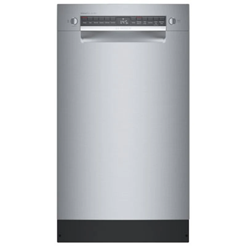 Bosch 18" 44dB Built-In Dishwasher with Stainless Steel Tub & Third Rack (SPE68C75UC) - Stainless Steel