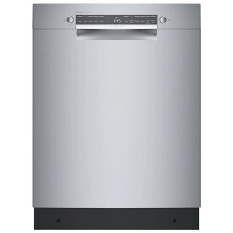 Bosch 300 Series 24" 46dB Built-In Dishwasher with Stainless Steel Tub (SGE53C55UC) - Stainless Steel