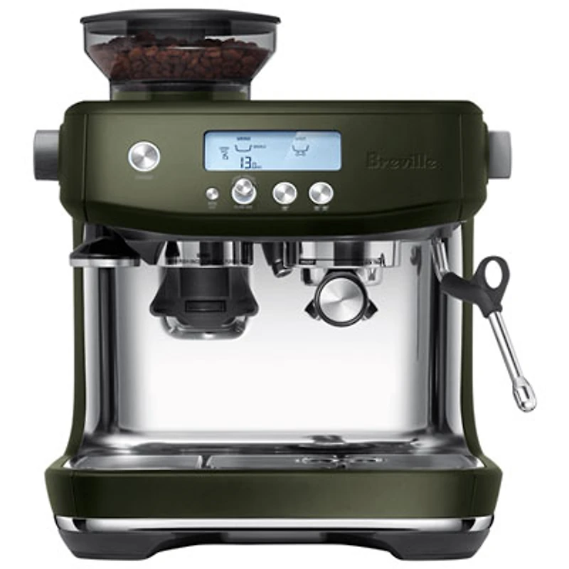 Breville Barista Pro Automatic Espresso Machine with Frother - Olive Tapenade