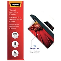 Fellowes ImageLast 9"x11.5" Thermal Laminating Pouches with UV Protection - 5 mil - 200 Pack