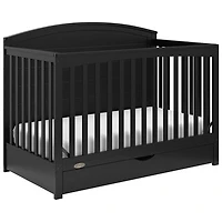 Graco Bellwood 5-in-1 Convertible Crib with Drawer - Black