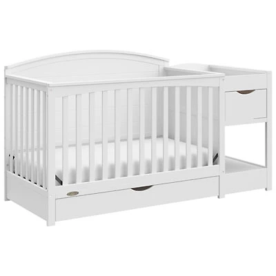 Graco Bellwood 5-in-1 Convertible Crib & Changing Table with Drawer