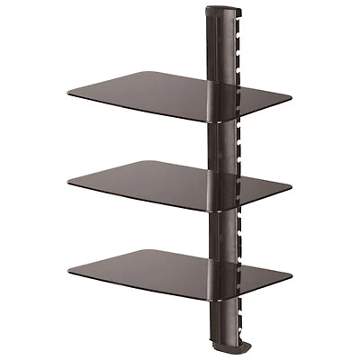 TygerClaw Triple AV Wall-Mount Component Shelves