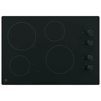 GE 30" 4-Element Electric Cooktop (JP3030DWBB) - Black