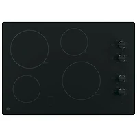 GE 30" 4-Element Electric Cooktop (JP3030DWBB) - Black