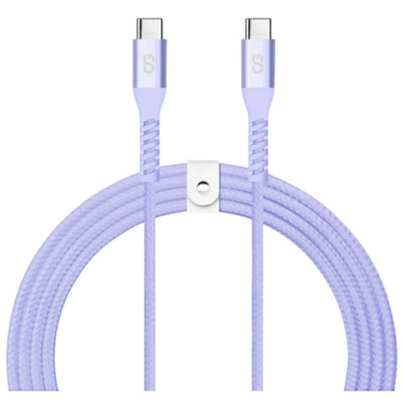 LOGiiX Vibrance 1.2m (3.9 ft.) Braided USB-C to USB-C Cable (LGX