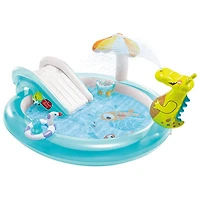 Intex Gator Inflatable Play Centre with Pool, Slide & Water Sprayer
