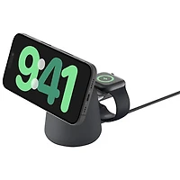 Belkin BoostCharge Pro 2-in-1 Wireless Charging Dock for iPhone & Apple Watch - Charcoal
