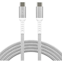 dbramante1928 2.5m (8ft) USB-C to USB-C Braided Cable (DB-CB25CCGRU511) - White