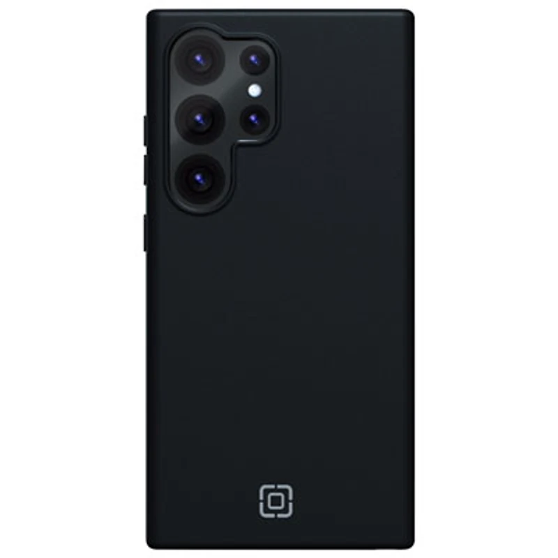 Incipio Sensor Silicone Fitted Hard Shell with Lens Protector for Galaxy S24 Ultra - Black