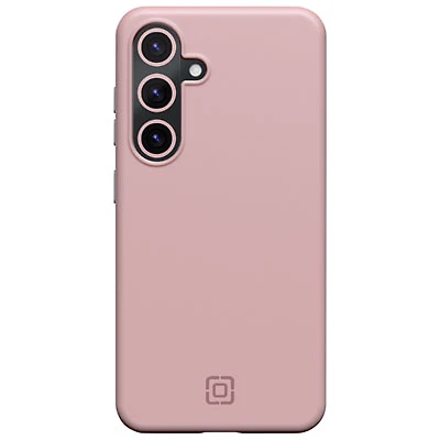 Incipio Sensor Silicone Fitted Hard Shell w/ Lens Protector for Samsung S24 -Blush Pink -Only at Best Buy